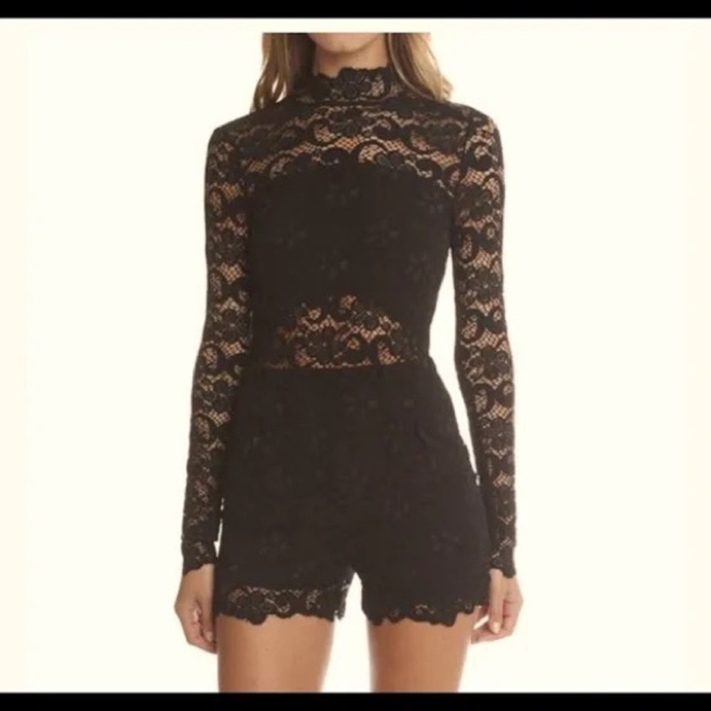 Nightcap jumpsuit worn twice. Lace, sexy, shorts romper, jumpsuit. Quality